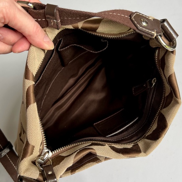 COACH Signature Stripe Crossbody - Picture 5 of 8